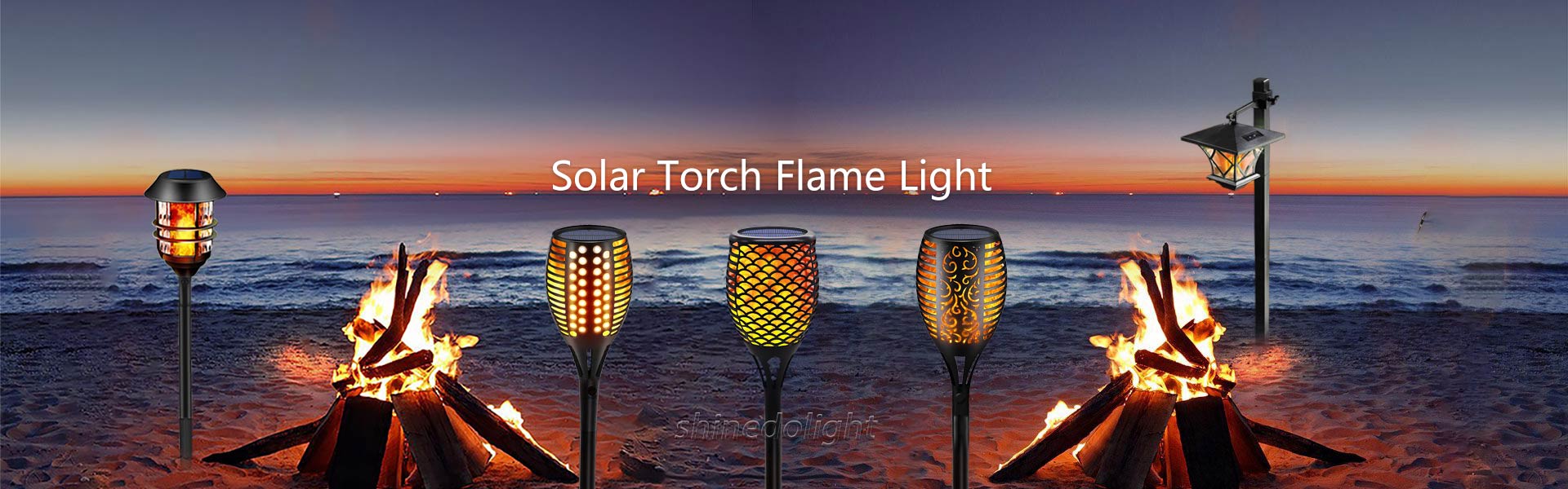 Solar Torch Flame Light Factory China