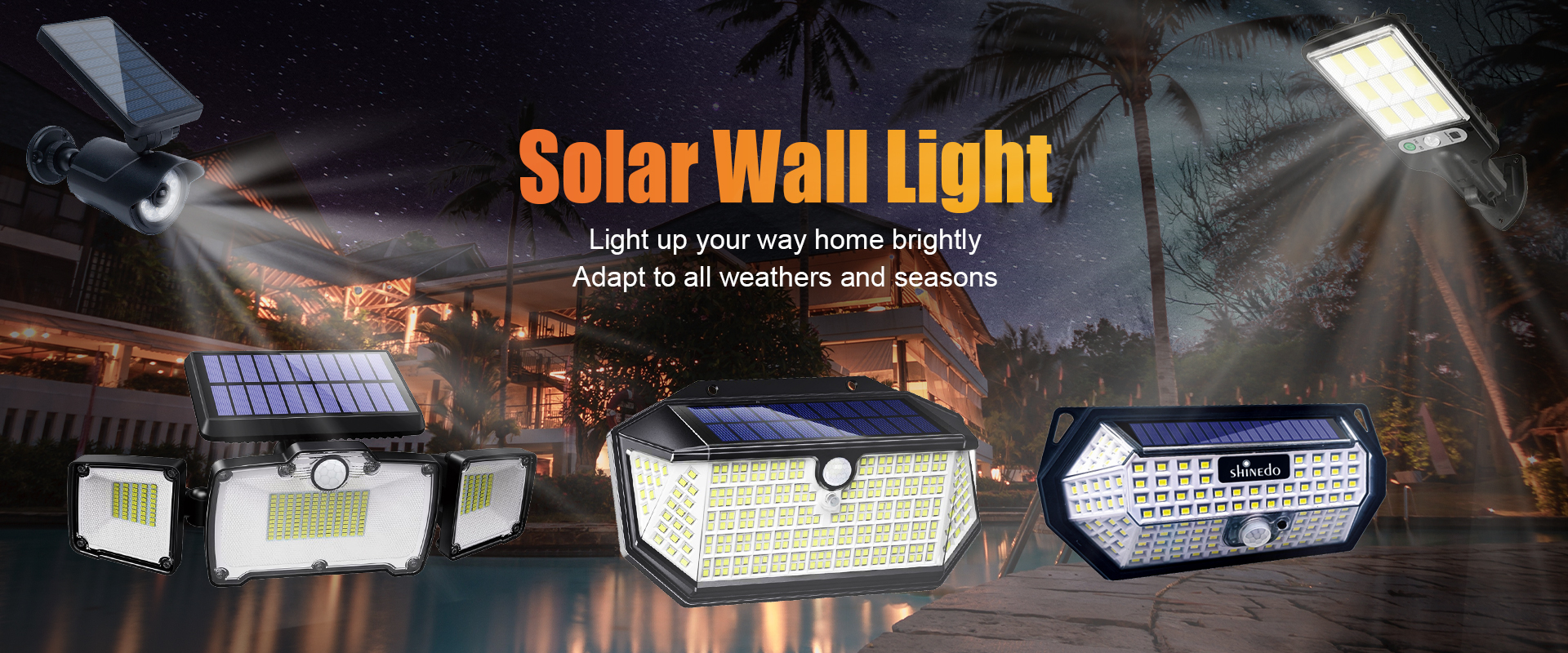 solar wall light