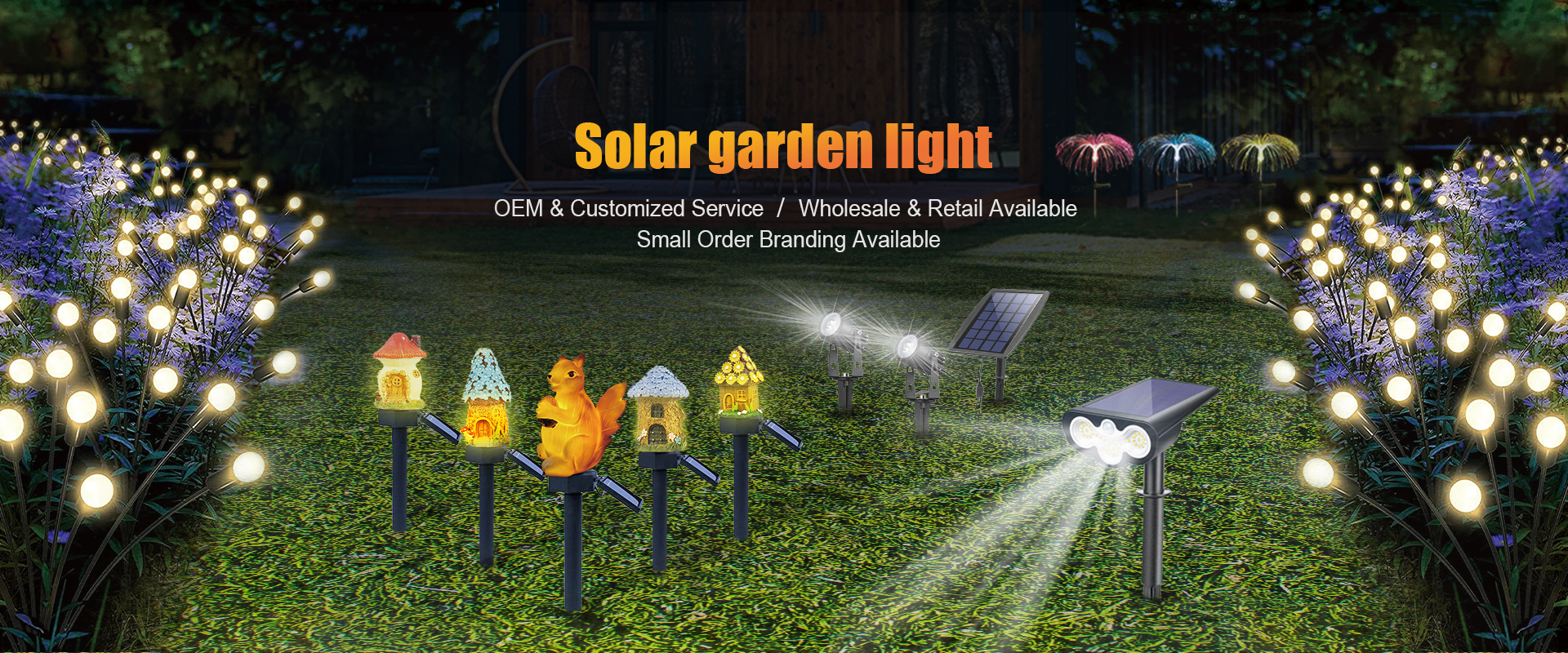 Solar garden light