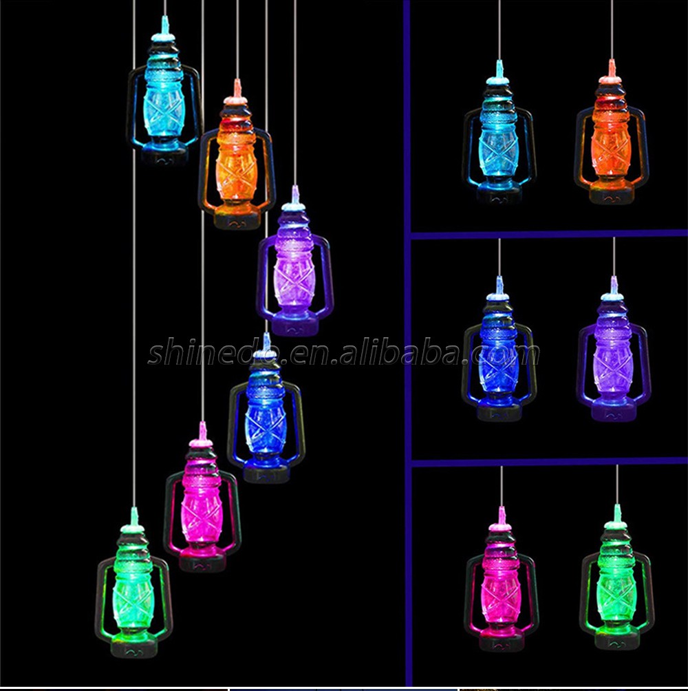 2022 Most Popular RGB Special Appearance Design Beautiful Garden Solar Wind Chime Light