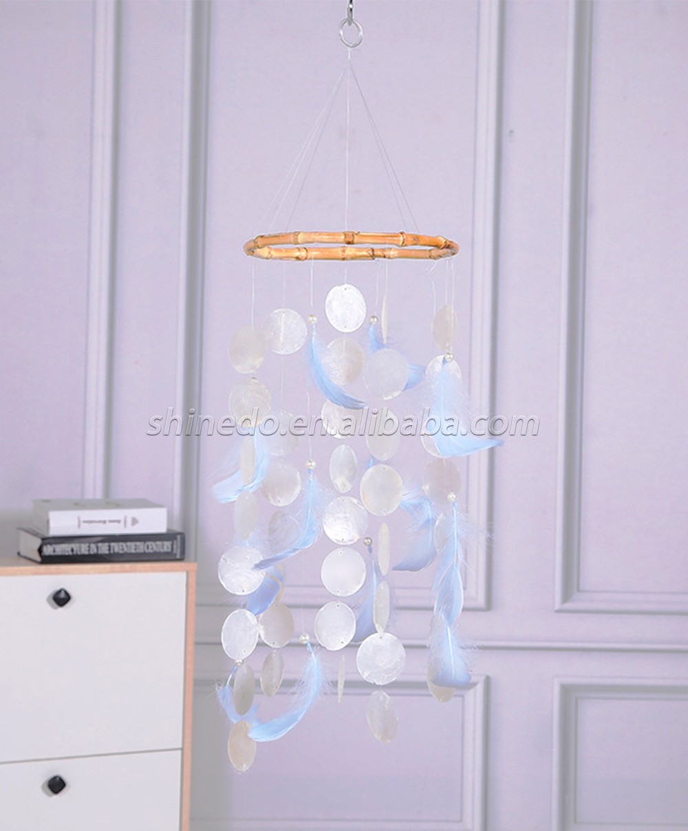 Natural Shell Dream Catcher Home Ornaments Innovative Gifts Wind Chimes Dreamcatcher Feathers Outdoor Wall Hangings Decoration