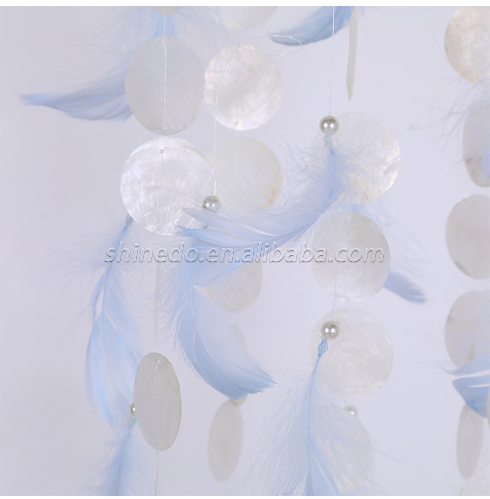Natural Shell Dream Catcher Home Ornaments Innovative Gifts Wind Chimes Dreamcatcher Feathers Outdoor Wall Hangings Decoration