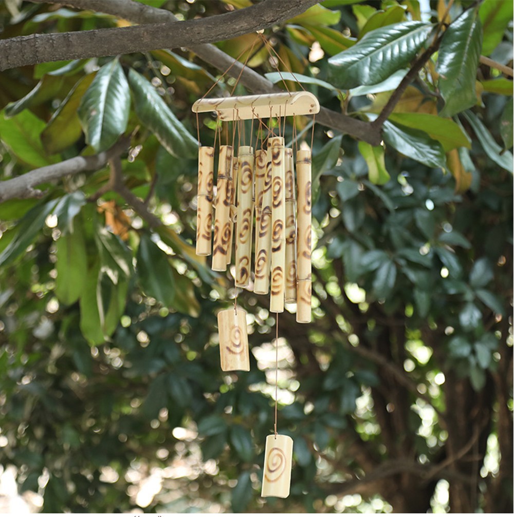 Amazon Hot Selling Wooden Wind Chimes Outdoor, Bamboo Wind Chimes with Amazing Deep Tone for Patio Garden Home Decor
