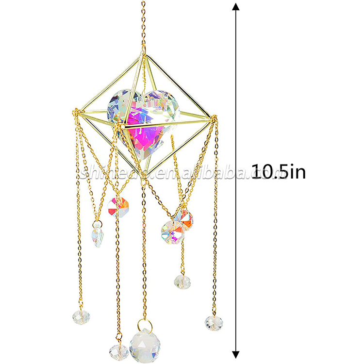 Sun Catcher crystal hanging wind chimes for indoor