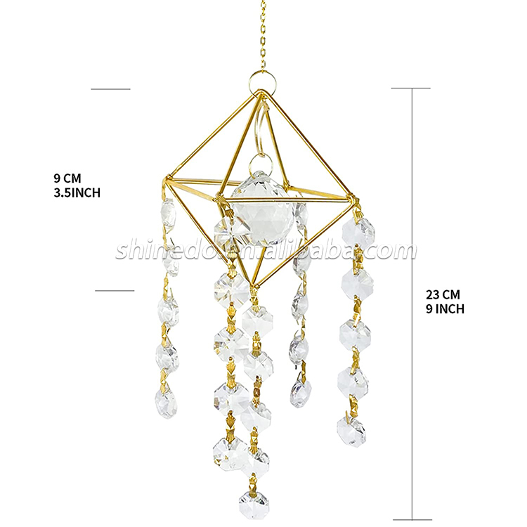 Crystal Suncatcher, interior Windows, decorative hanging wind chimes