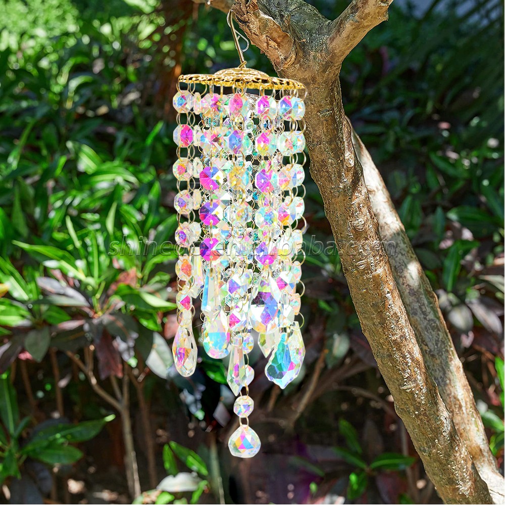 Indoor Outdoor Garden Decoration Gifts Chandelier Crystal Wind Chimes Suncatcher