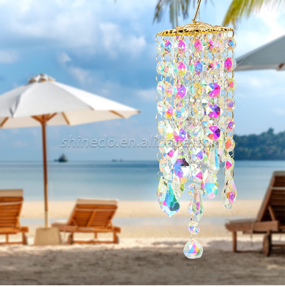 Indoor Outdoor Garden Decoration Gifts Chandelier Crystal Wind Chimes Suncatcher