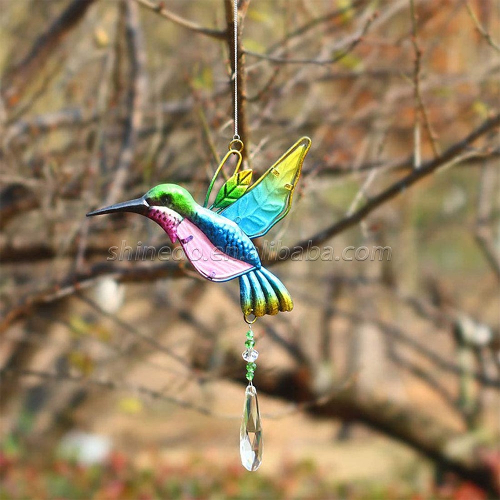 Crystal Suncatchers for Windows  Hummingbird Crystal Ball Prisms Hanging Crystals Ornament