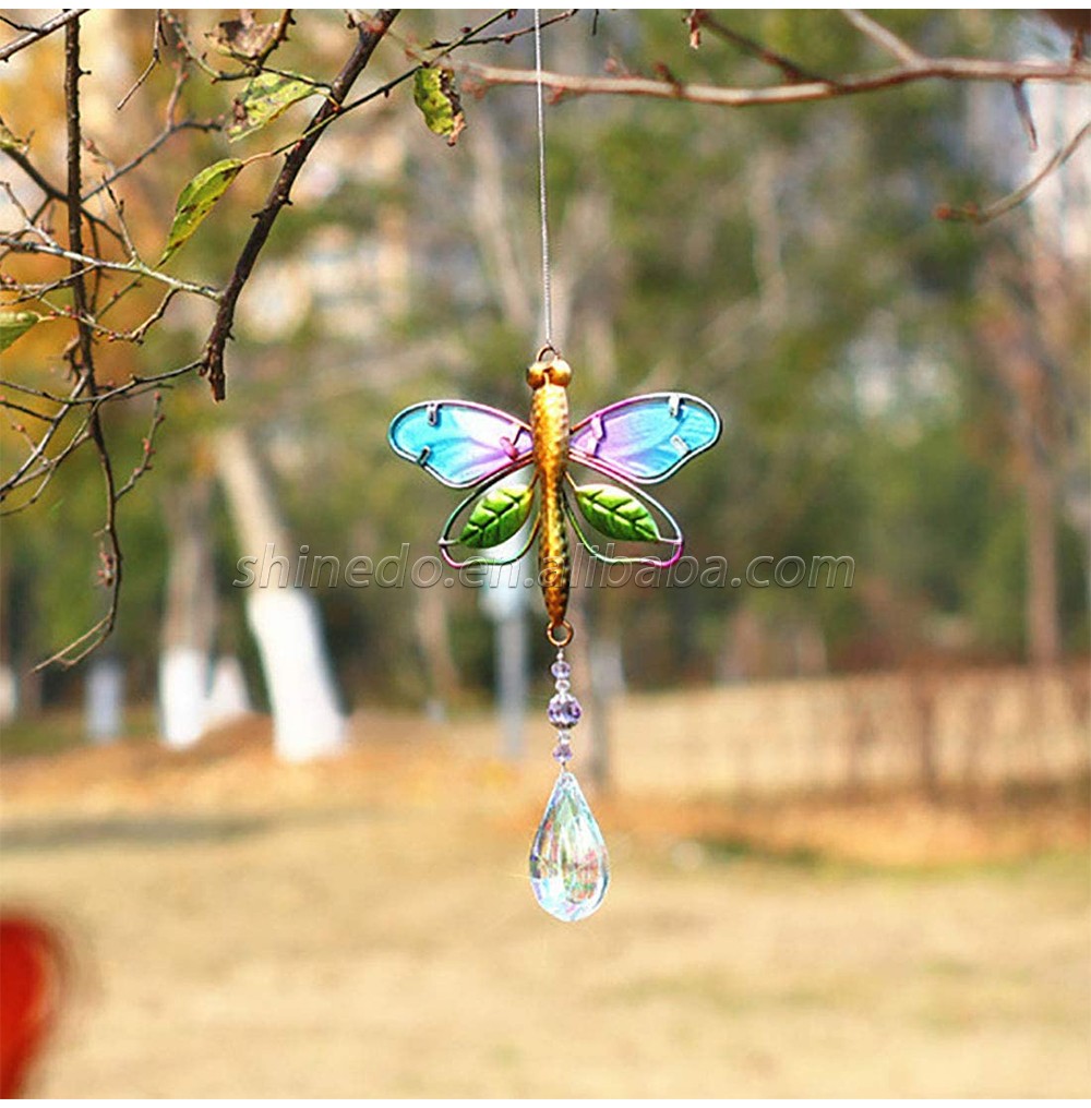 Crystal Suncatchers for Windows dragonfly Crystal Ball Prisms Hanging Crystals Ornament