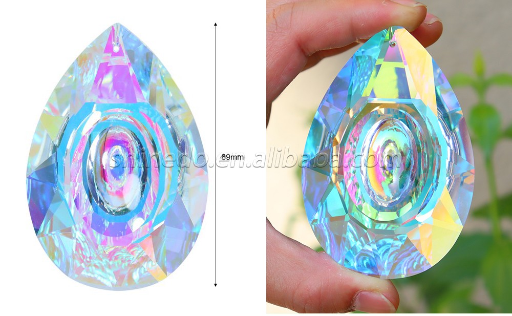 Hanging Chandelier Crystals Prisms for Window Suncatchers Chandelier Parts Rainbow Maker Pendants