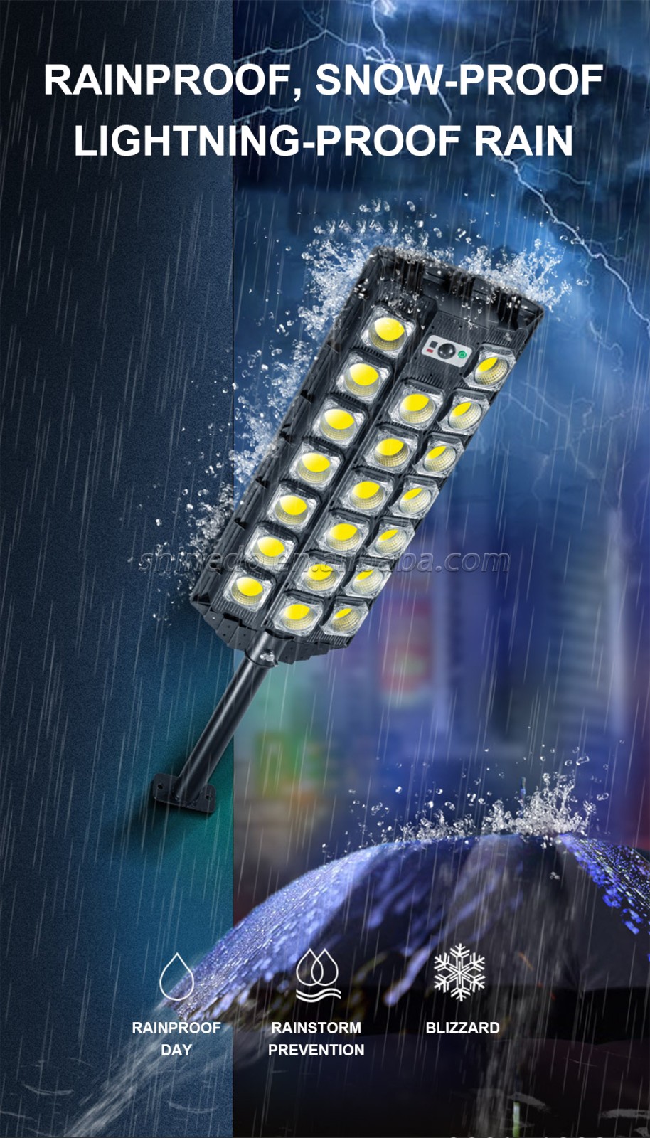 Powerful solar street light 504 LED SD-SSE186