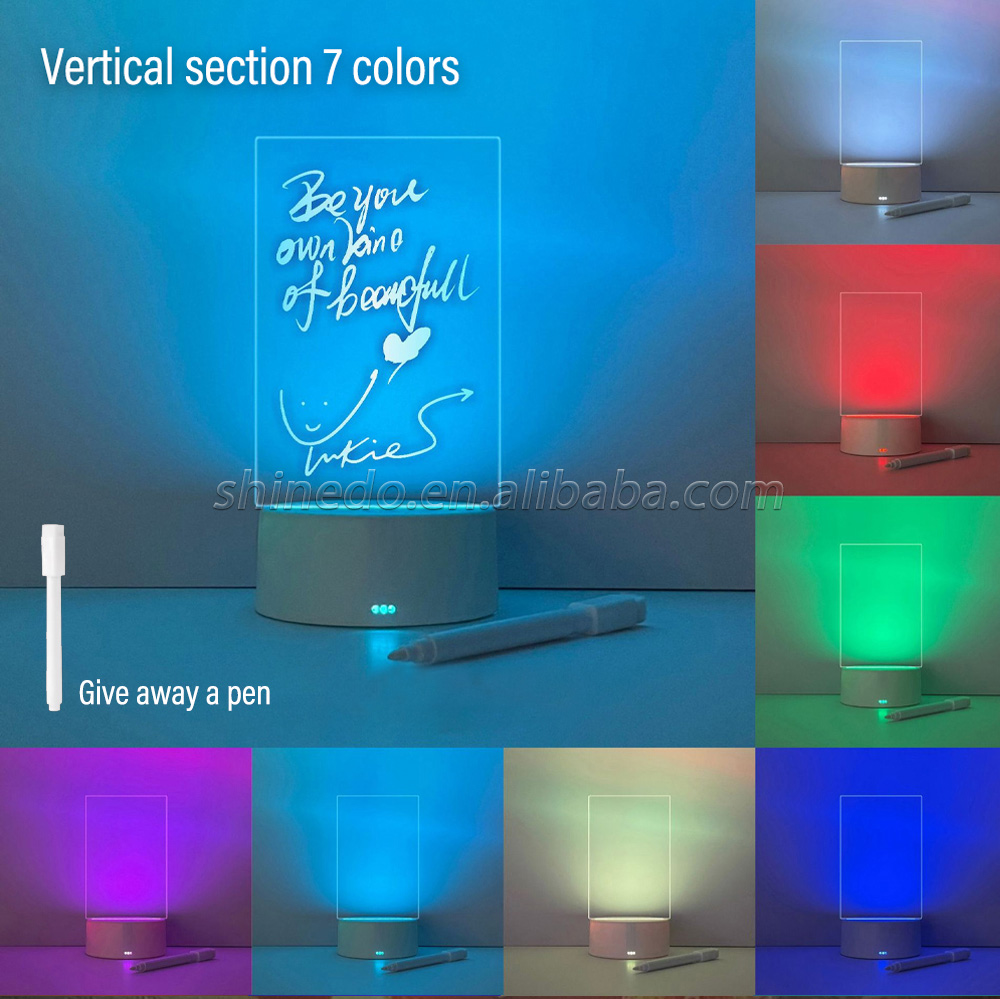 3D Led Night Light Acrylic 3D LED Touch Base with USB Cable SD-SR029