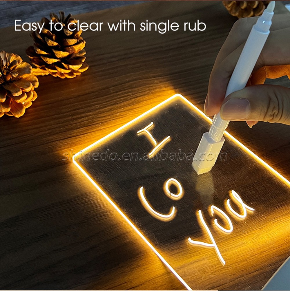 3D Led Night Light Acrylic 3D LED Touch Base with USB Cable SD-SR029