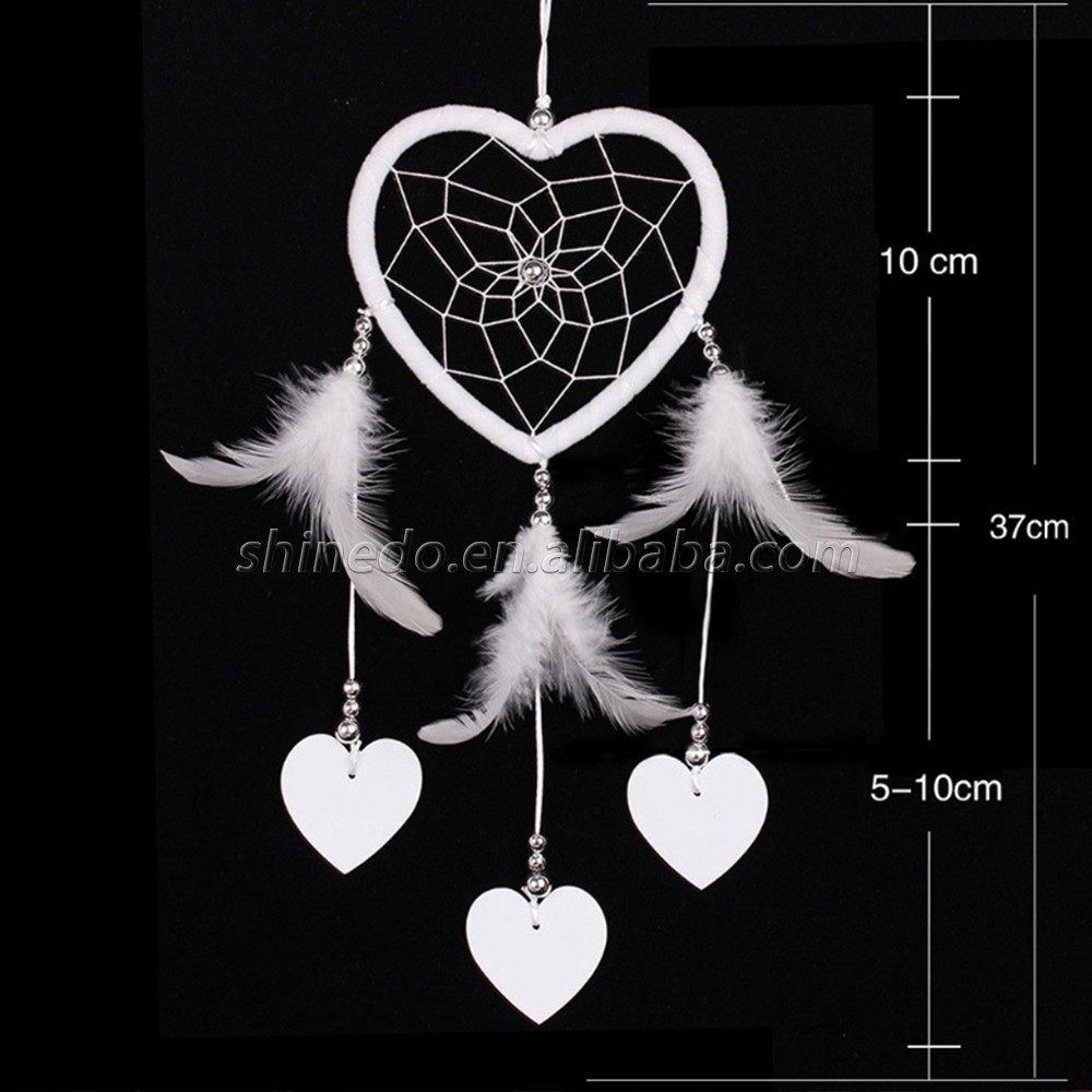 Heart-shaped Dream Catcher Wedding holiday Gift Indoor bedroom decorations