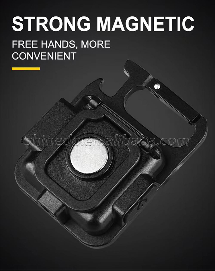 Mini 3 light Modes Bright LED light USB  Rechargeable torch Small Pocke Camping Work Keychain Flashlight Light