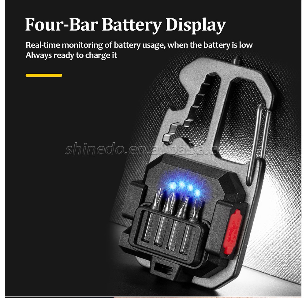 Portable Rechargeable LED Flashlight Keychain Light Torch Lantern  Work Light Camping Light Mini Led Flashlight