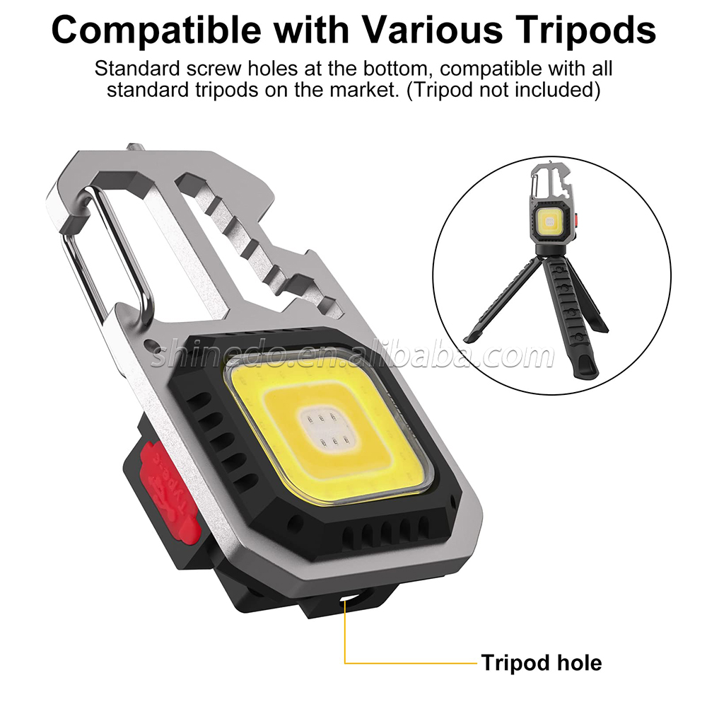 Portable Rechargeable LED Flashlight Keychain Light Torch Lantern  Work Light Camping Light Mini Led Flashlight