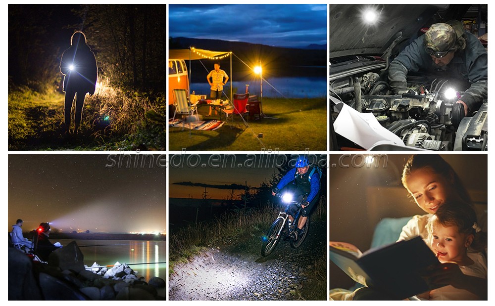 Portable Rechargeable LED Flashlight Keychain Light Torch Lantern  Work Light Camping Light Mini Led Flashlight