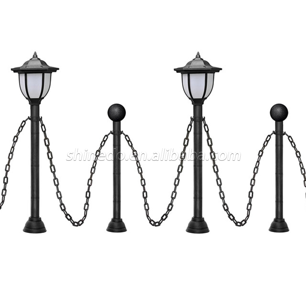 new design led solar garden chain light outdoor