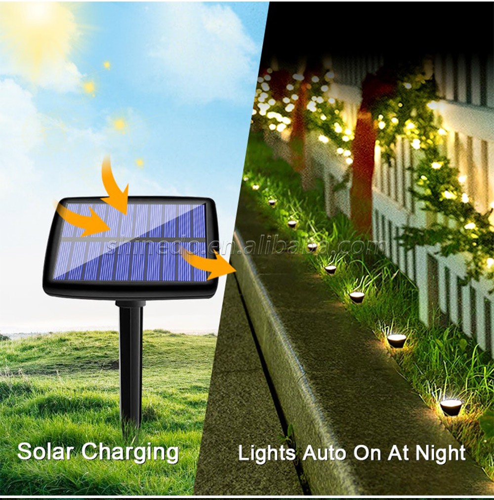 Hot sale outdoor waterproof solar garden light Sidewalk courtyard backyard lawn lighting Path way light