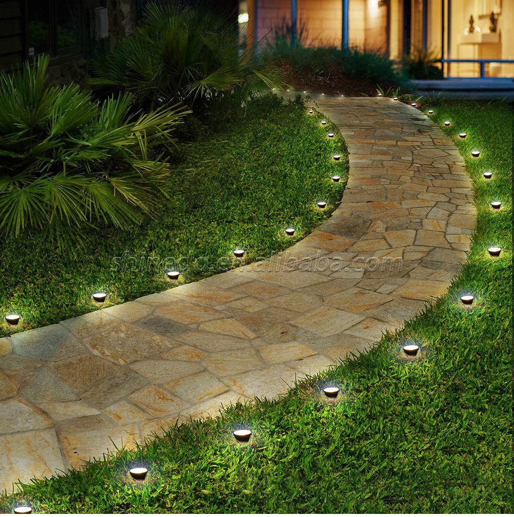 Hot sale outdoor waterproof solar garden light Sidewalk courtyard backyard lawn lighting Path way light