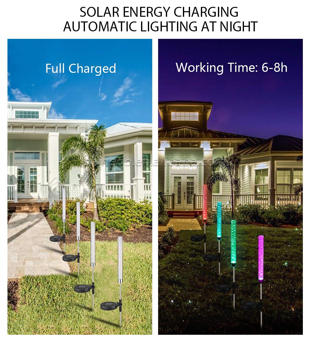 LED Solar Light Lawn Lamp Landscape Path Lights Yard Waterproof For Garden Patio Path Walkway Decor Solar Lamps