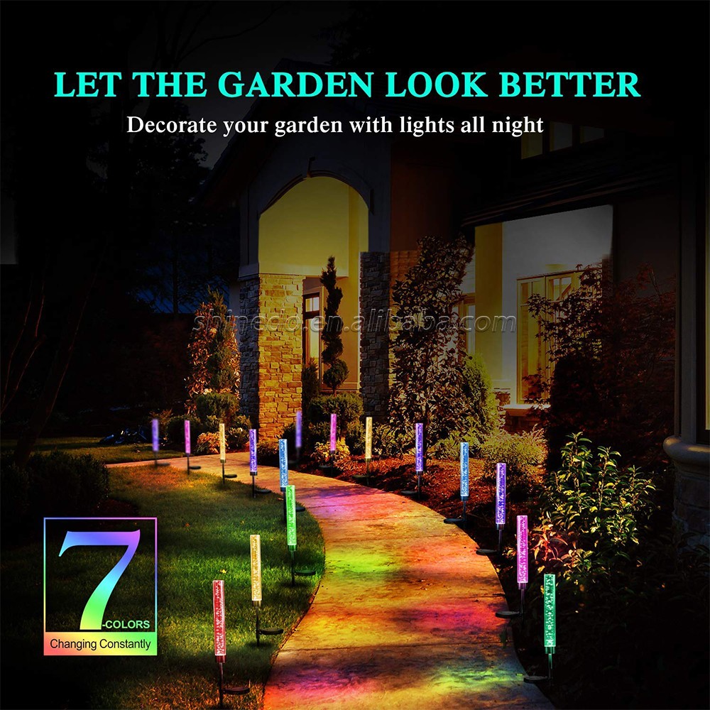 LED Solar Light Lawn Lamp Landscape Path Lights Yard Waterproof For Garden Patio Path Walkway Decor Solar Lamps