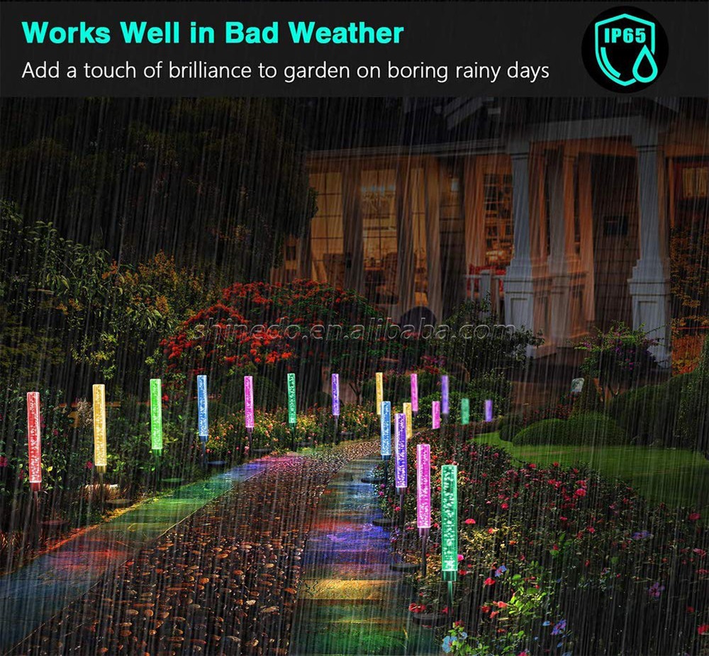 LED Solar Light Lawn Lamp Landscape Path Lights Yard Waterproof For Garden Patio Path Walkway Decor Solar Lamps