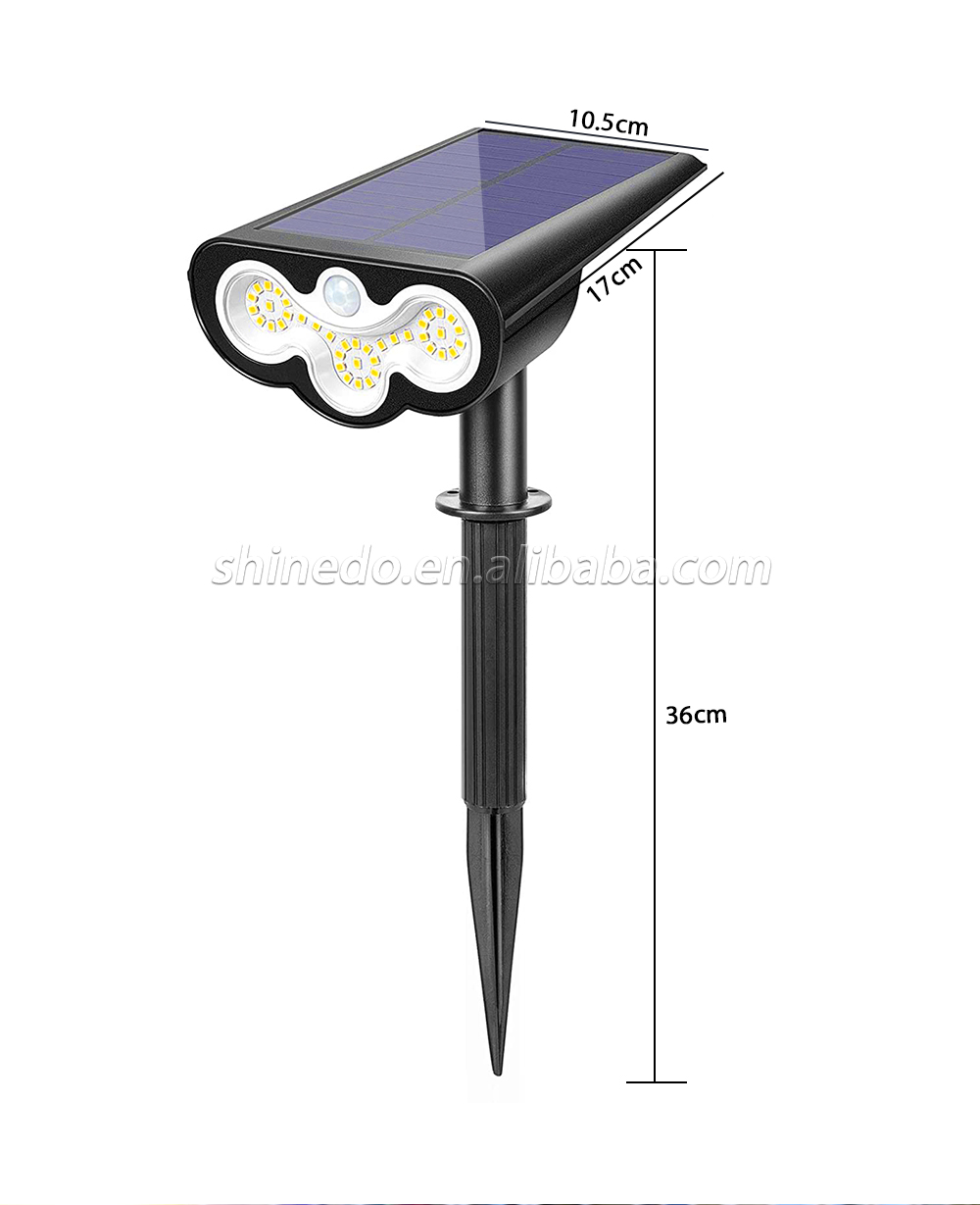 Adjustable Solar Spotlight Solar Garden Light IP65 Super Bright Landscape Wall Light Outdoor Light Solar Lamp