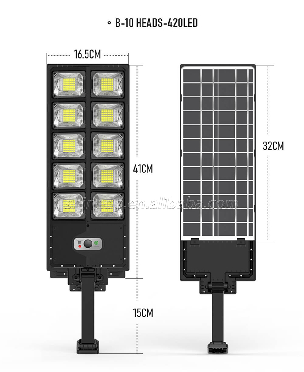 Outdoor Luminous LED Solar full wattage Street Light IP65 waterproof