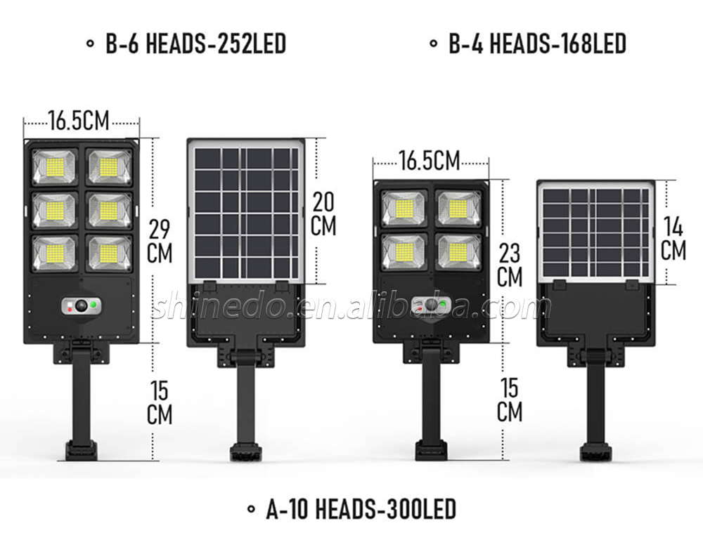 Outdoor Luminous LED Solar full wattage Street Light IP65 waterproof