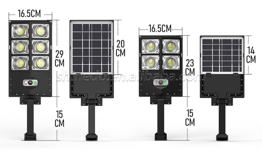 Outdoor Luminous LED Solar full wattage Street Light IP65 waterproof