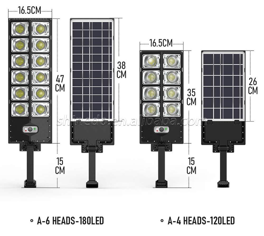 Outdoor Luminous LED Solar full wattage Street Light IP65 waterproof