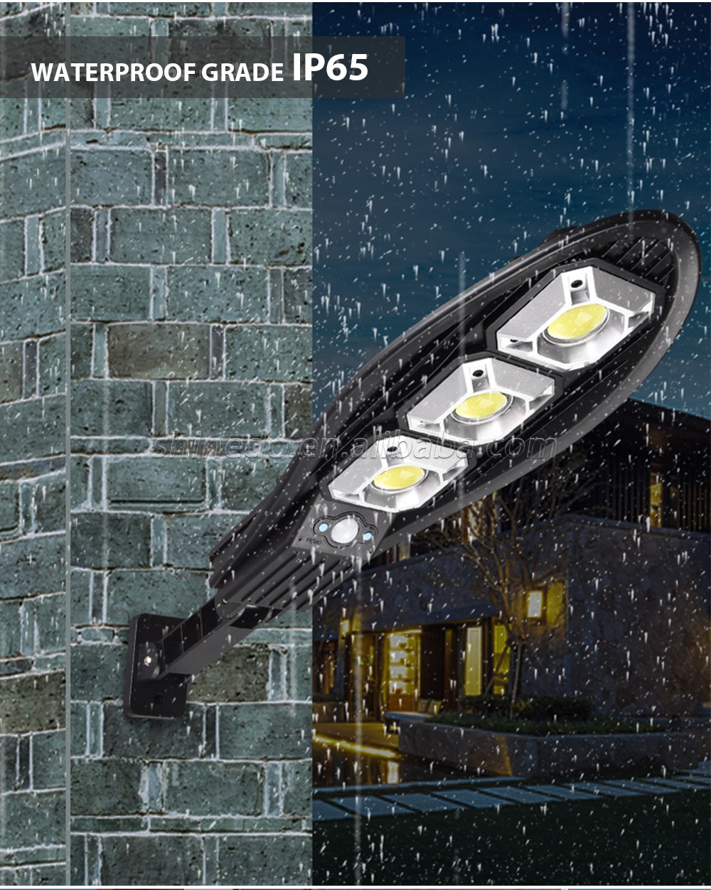 Solar Street Lamps High Lumen Induction Power Waterproof Integrated Modern Outdoor Led Garden Solar Street Lights