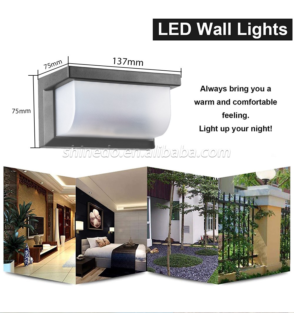 Solar Outdoor Waterproof Microwave radar solar wall light LED solar motion sensor light