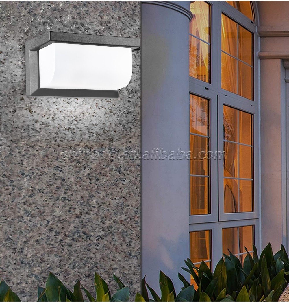 Solar Outdoor Waterproof Microwave radar solar wall light LED solar motion sensor light