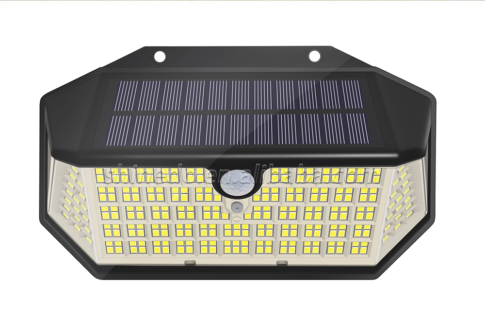 266 LED Solar Wall Lights Outdoor Solar Lamp PIR Motion Sensor Solar Powered Sunlight Street Light