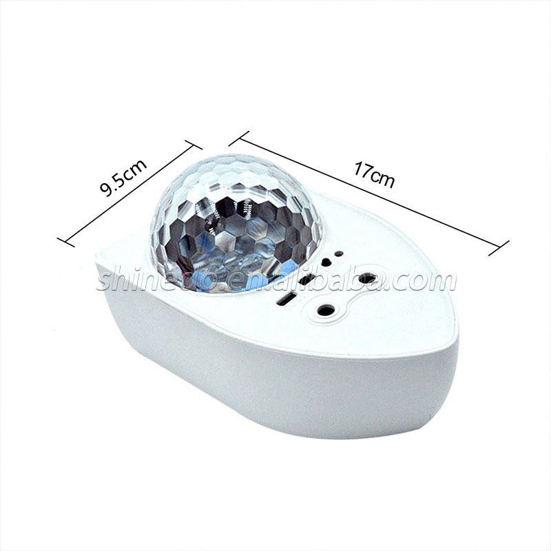 Remote Control Colorful Starry Sky Projection Lamp LED Laser Decoration Boat Star Galaxy Projector