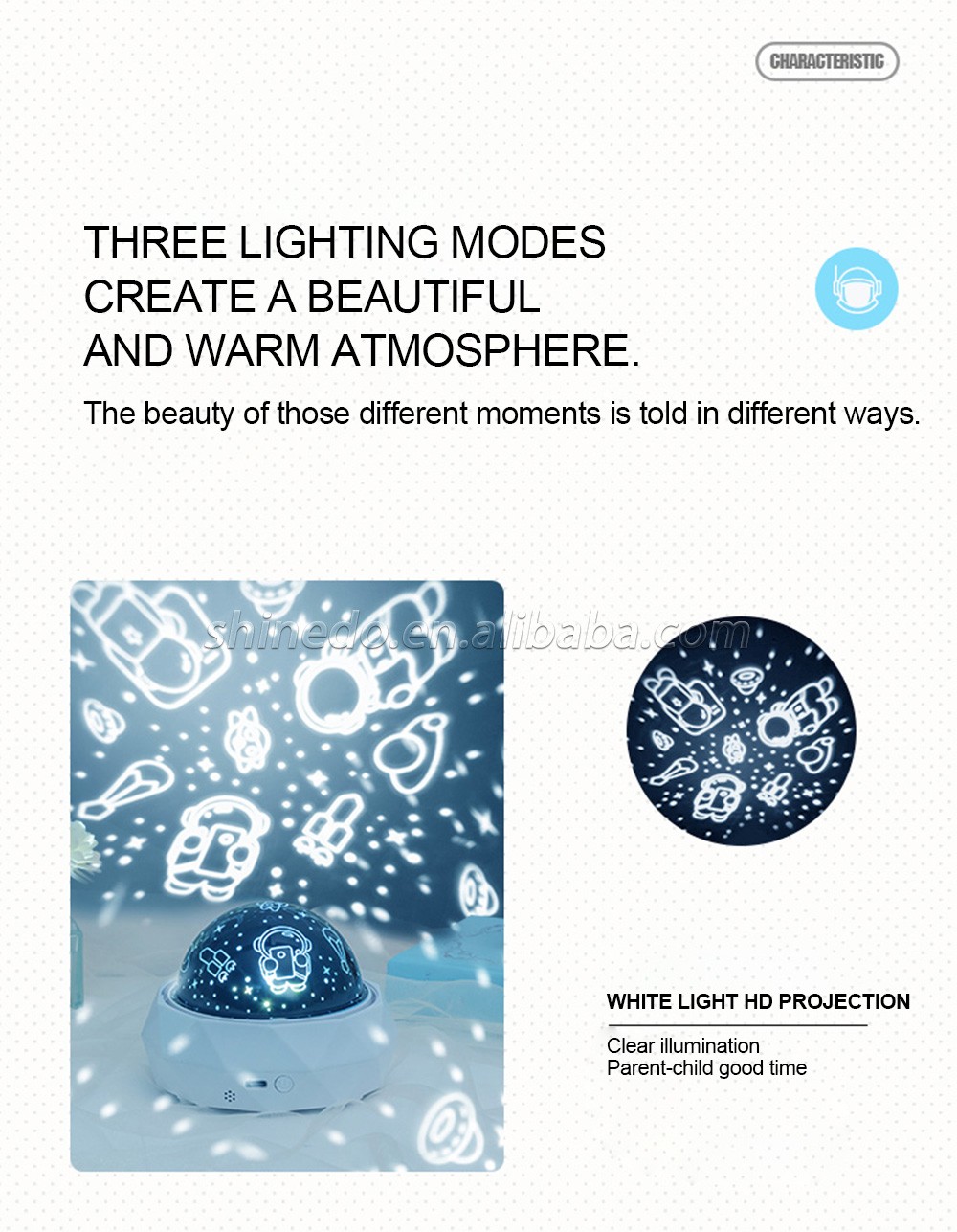 Star Light Projector Children's Bedroom Dreamy Starry Night Light Bluetooth Music Star Galaxy Projector