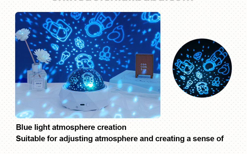 Star Light Projector Children's Bedroom Dreamy Starry Night Light Bluetooth Music Star Galaxy Projector