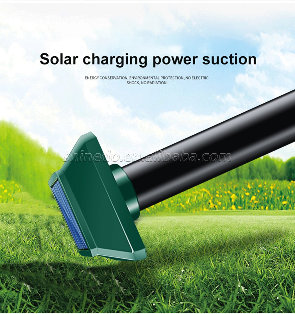 Outdoor Ultrasonic Spikes Waterproof Sonic Ultrasonic Gopher Mole Solar Repellent for Garden