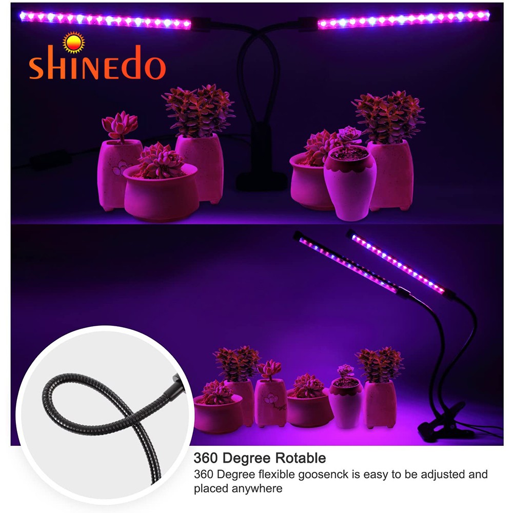 Best Sale Amazon Good Quality 360 Degree 3 Modes Dimmable Flexible Desk Clip Led Plant Grow Light