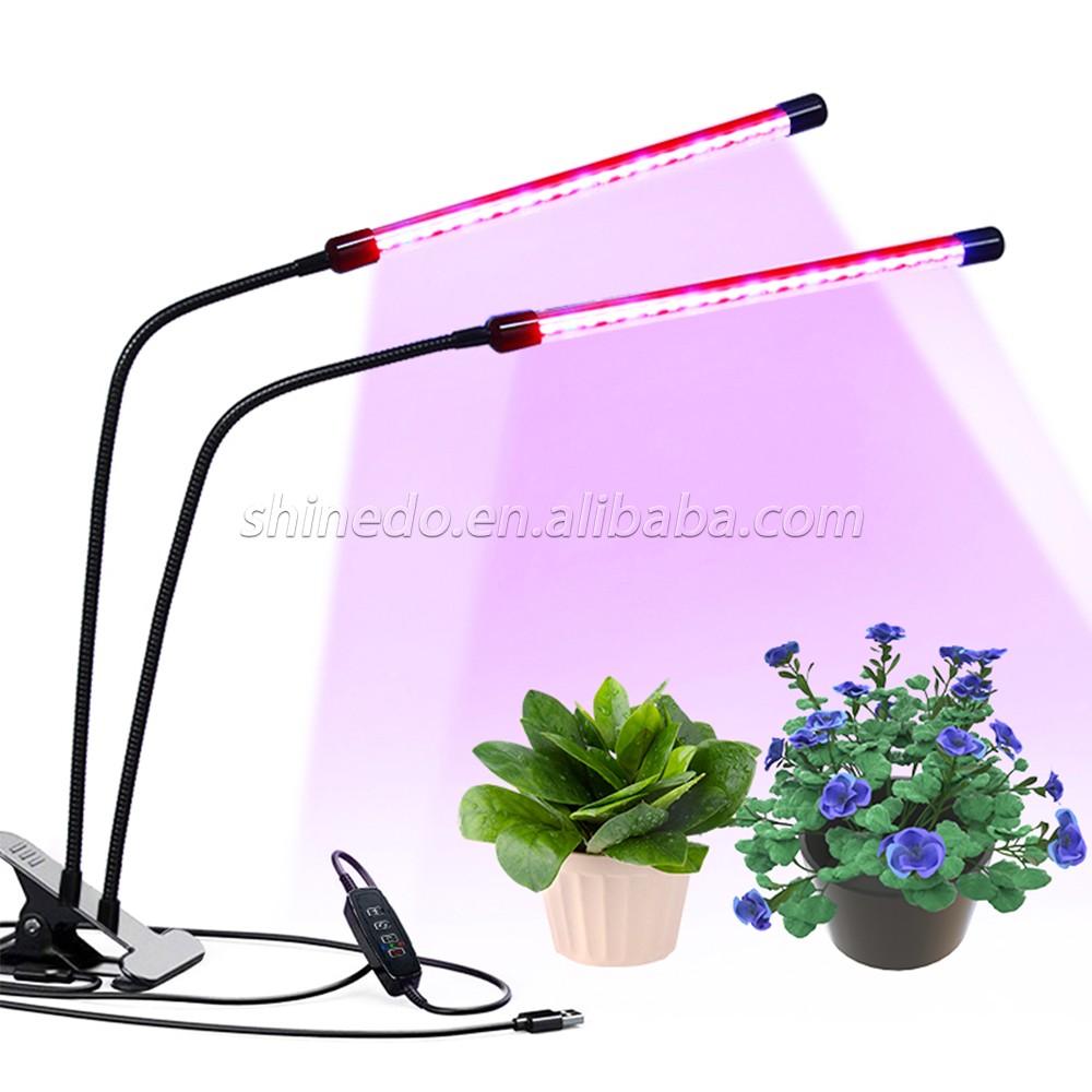 Best Sale Amazon Good Quality 360 Degree 3 Modes Dimmable Flexible Desk Clip Led Plant Grow Light