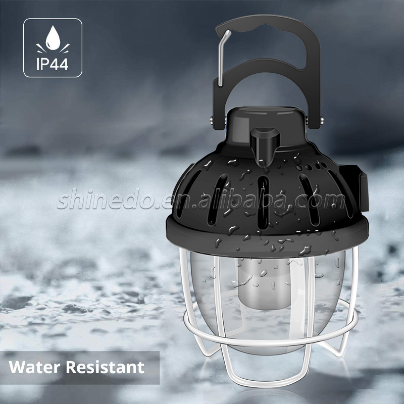 Super Bright Portable Survival LED Lantern Camping Lamp, Original USB Rechargeable 4 Modes Camping Light with Hook