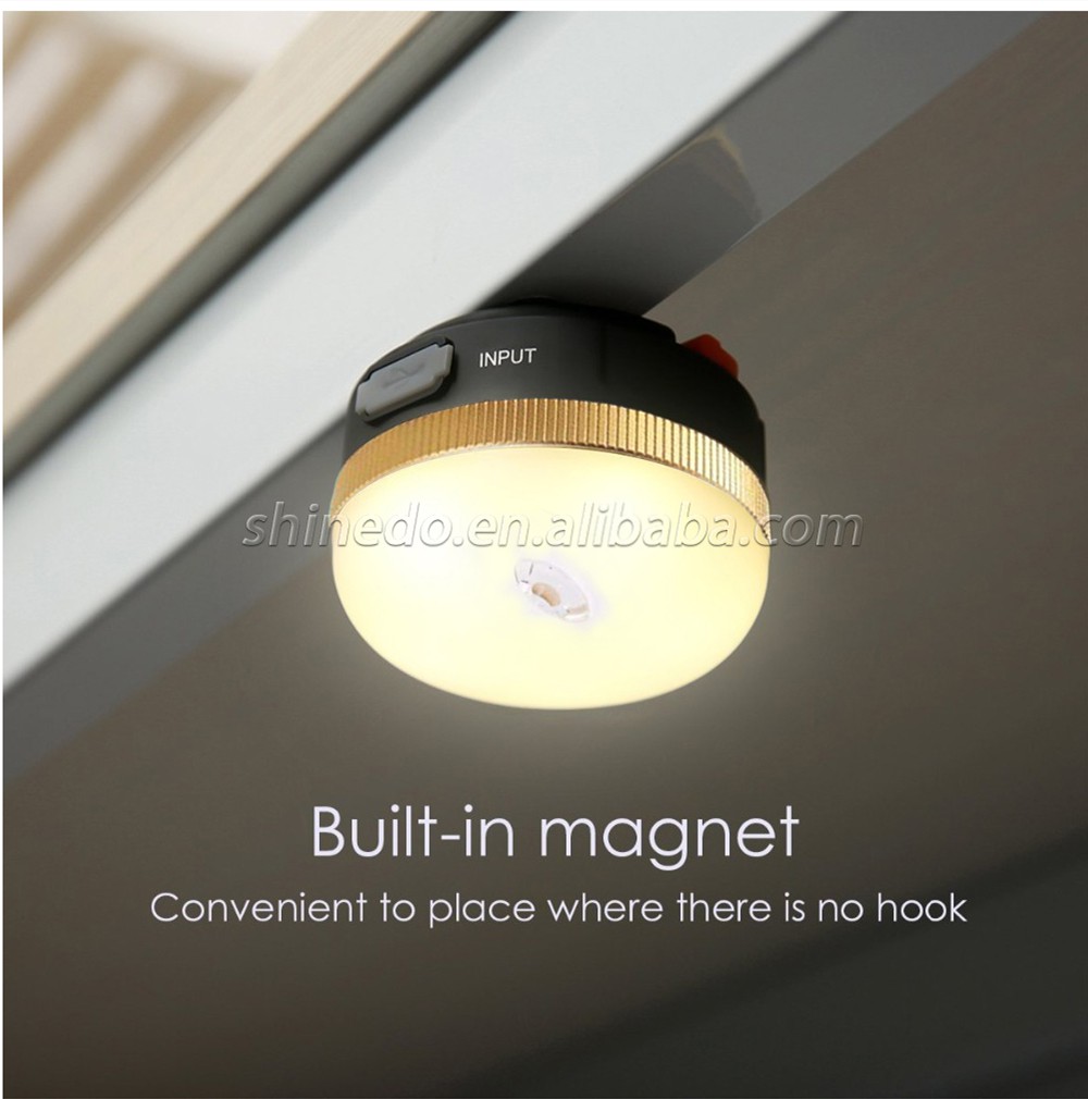 Wholesale Lantern With Magnet Waterproof Hanging Tent Light Battery/USB Camping Lamp