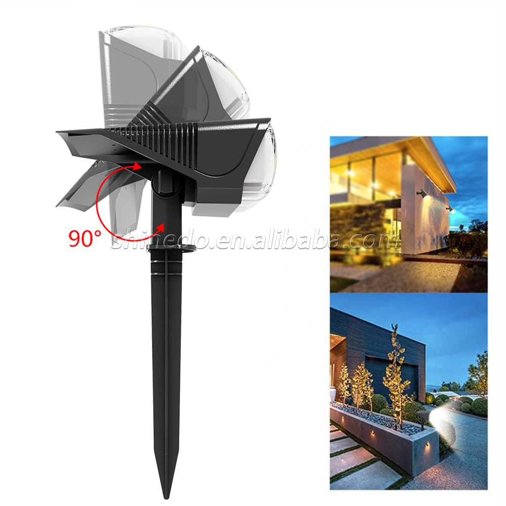 Best New Design High Capacity Battery Waterproof Garden Solar Spot Light