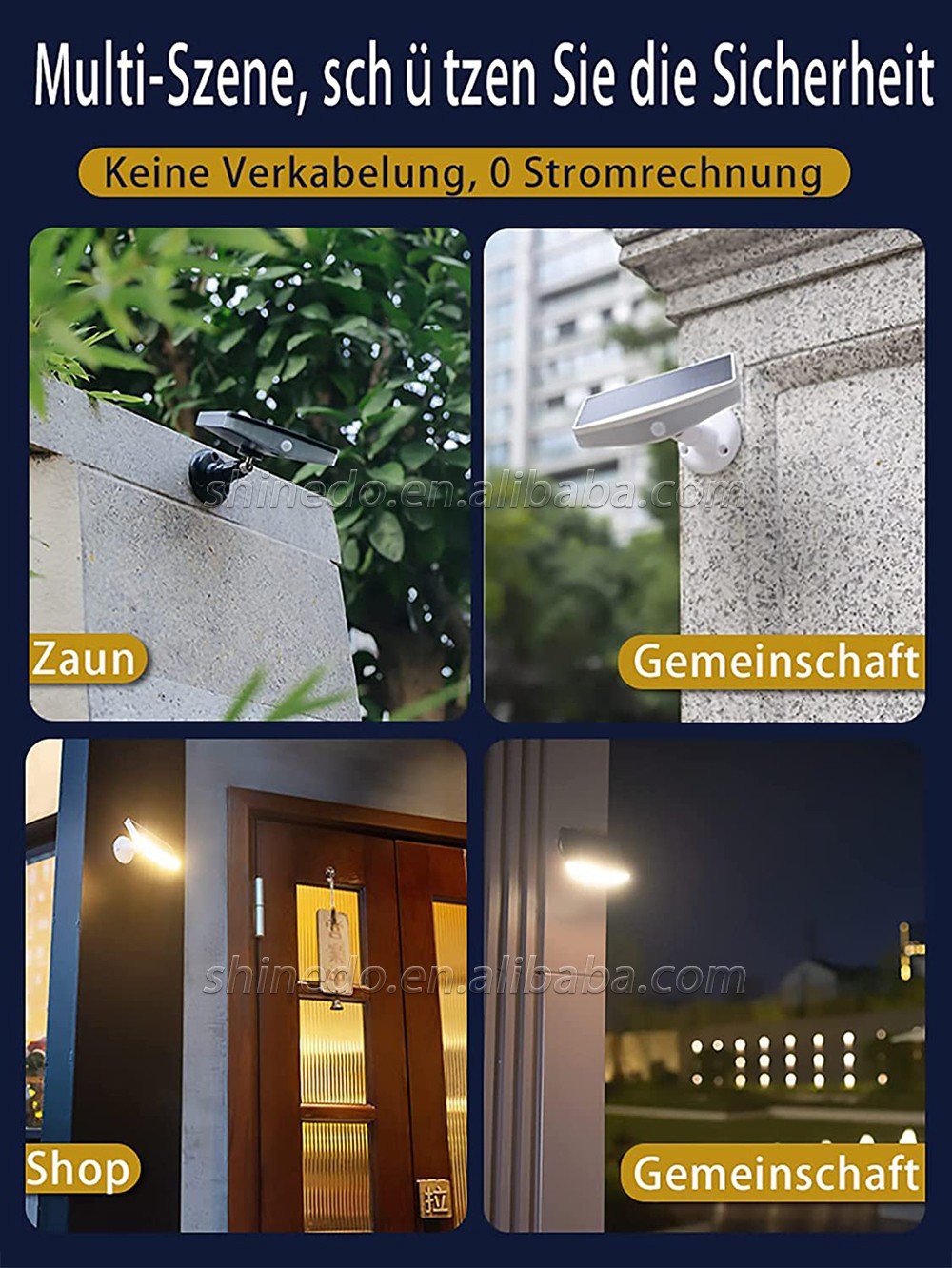 Solar Led Lamp Outdoorsolar panel Light with Motion Sensor Wall Lights IP65 waterproof Sunlight for Garden Decoration