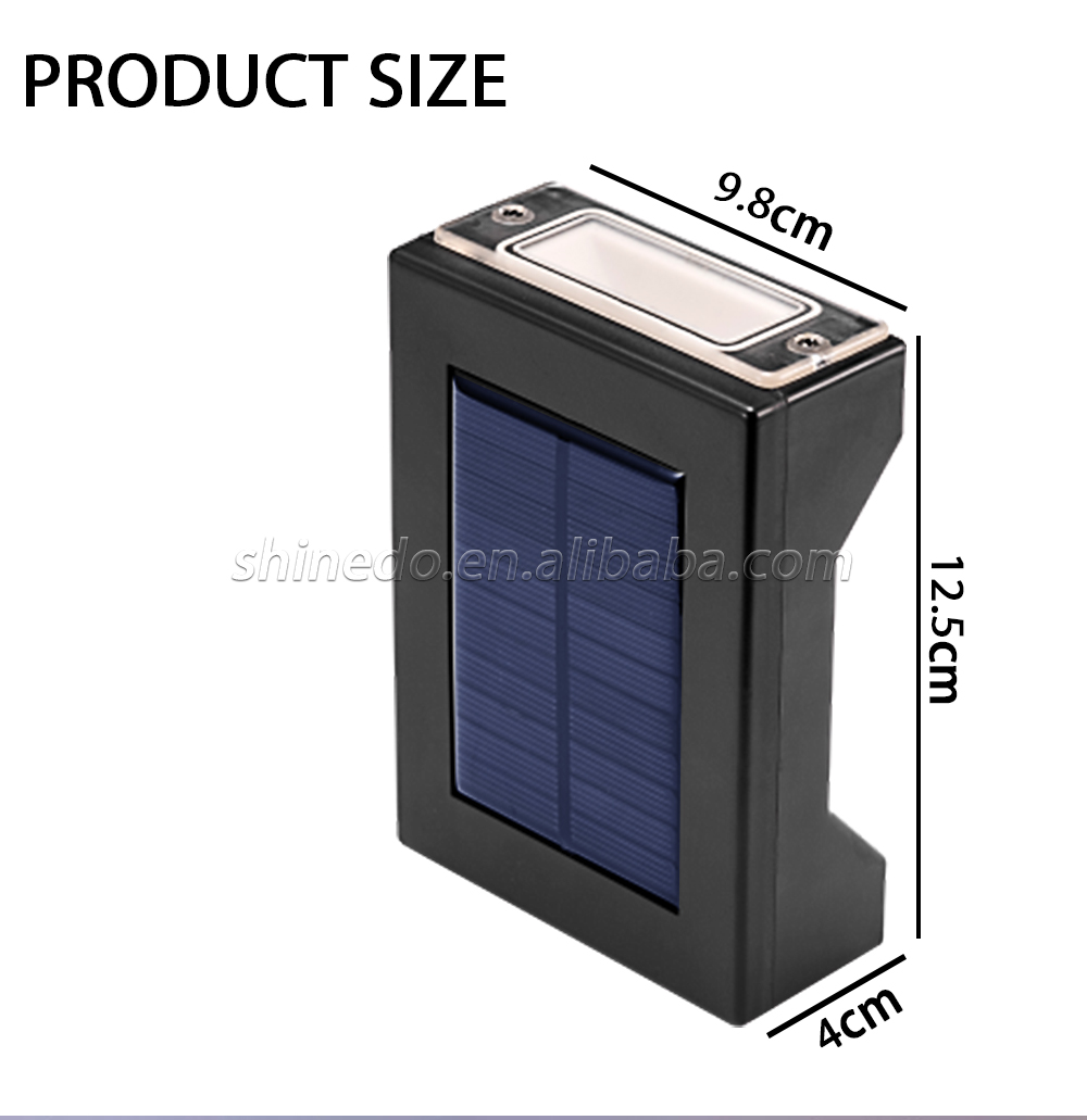 Ip65 Waterproof Solar Outdoor Lights Outside Solar Deck Light Wall light