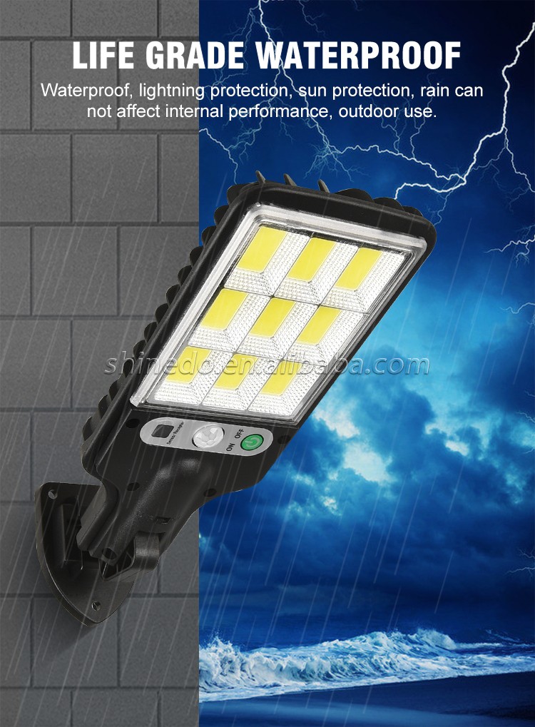 Factory Directly IP65 Sensor Outdoor Solar street Light Led Light With Remote Control