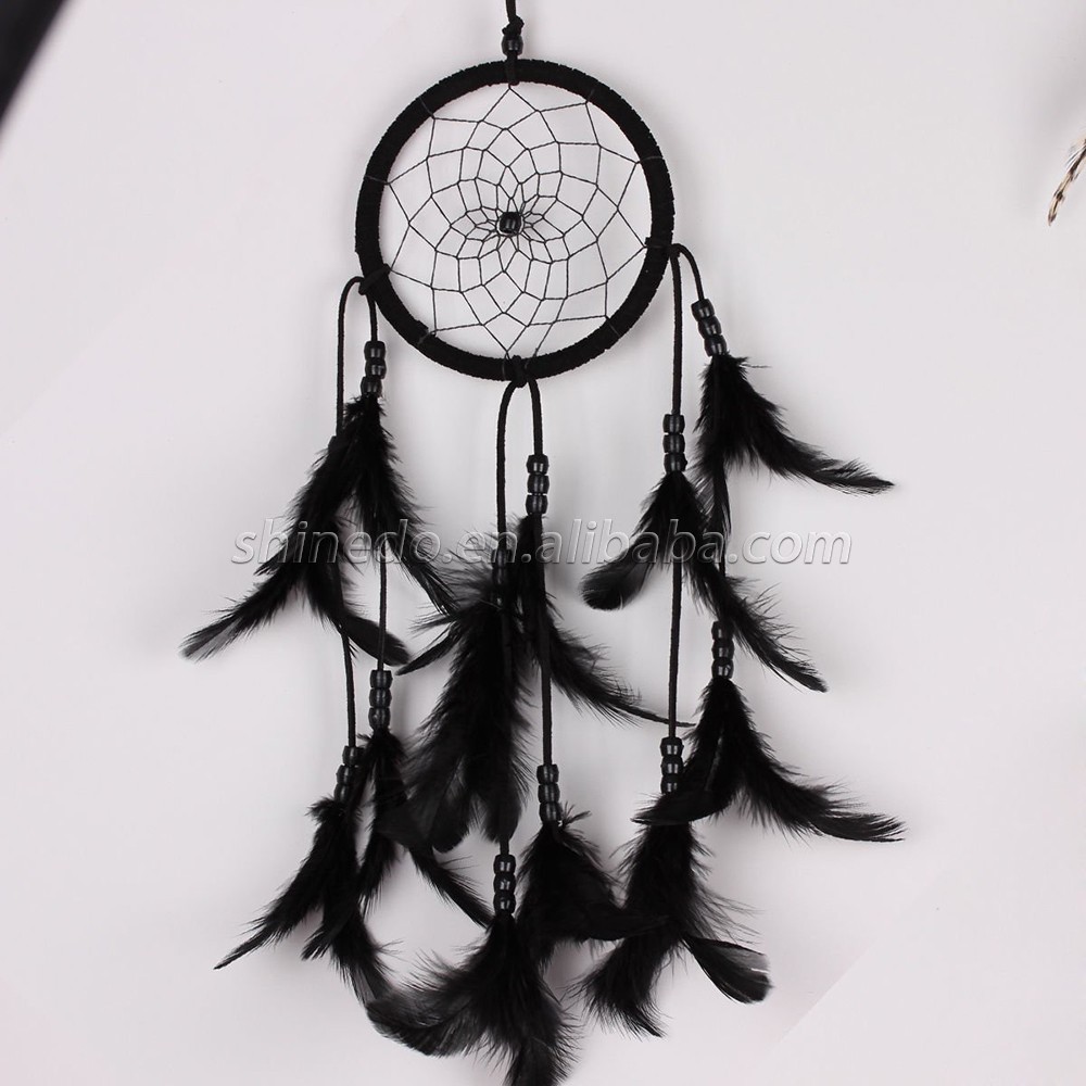 Black feather mysterious dreamer Dream catcher SD-SW180